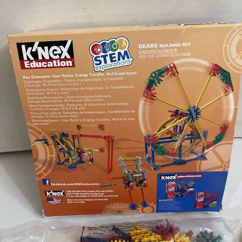 K'NEX Education STEM EXPLORATIONS: Gears Building Set Construction 143 Pieces